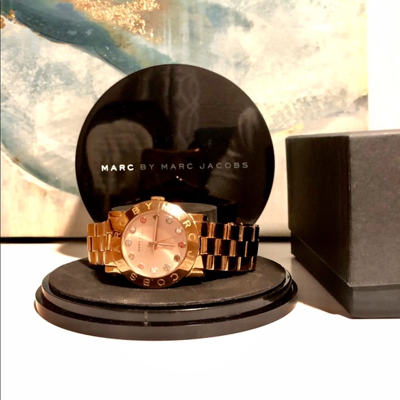Marc Jacobs rose gold watch